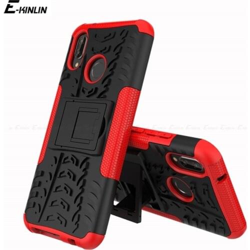 Armor Holder Stand Silicone Back Cover For Huawei Nova 6 7 SE 7i 5Z 5i Pro 4e 3i 2 Lite 3 Plus 3e 2i Rugged Tough Hybrid Case