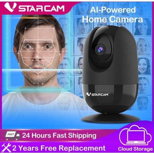 Vstarcam Wifi Camera AI Facial Recognition Camera Facial Face Detection Alarm 1080P IP Camera Auto Tracking CCTV Camera IR New