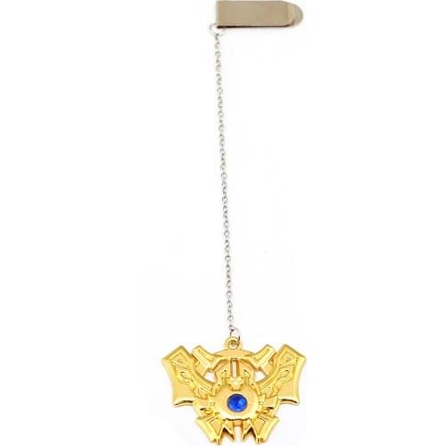 LOL Legends Bookmarks League Rank Pendant Anime Metal Badge Long Chain Bookmark Men Charm Gifts Book Mark Jewelry