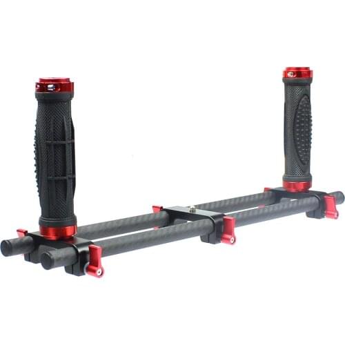 BGNing Brushless Gimbal Metal Holder Bracket Support w Carbon Fiber Rod For Beholder/Feiyu/Zhiyun 3/8 1/4 Screw Hole Spare Parts