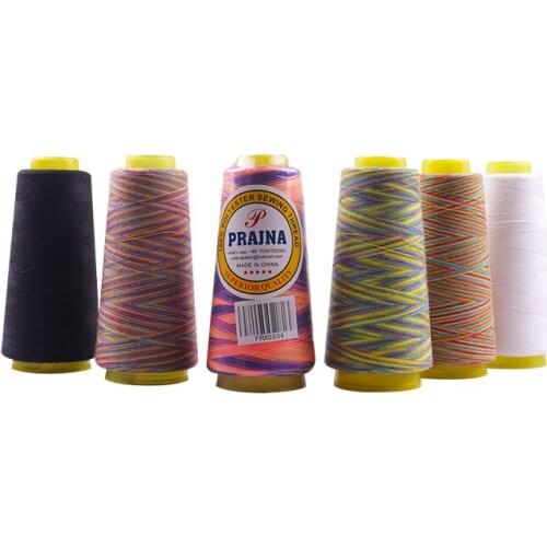 2 PCS Gradient Color 100%Polyester Sewing Thread Sewing Supplies High Tenacity Cotton Machine Overlock Sewing Accessories DIY