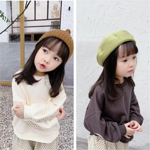 Toddler Girl Clothes Sweatshirts 2 3 4 5 6 Years Baby Girls Autumn Fashion Casual Patch Hoodies Kids Sweatshirt 2020 New