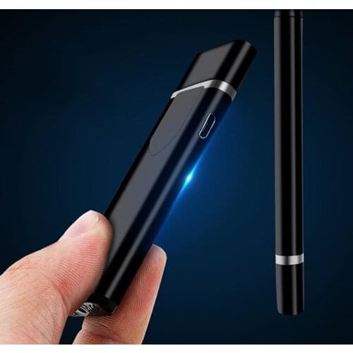 Portable Windproof USB Rechargeable Electric Lighter Smoking Accessories Tools Ultrathin Multicolor Lighters Mens Gift
