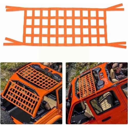Roof Cargo Net/rear Net Hammock Anti-ultraviolet Belt Wrangler TJ JK JL For Jeep JLU YJ 1997-2019 JKU Z2B0