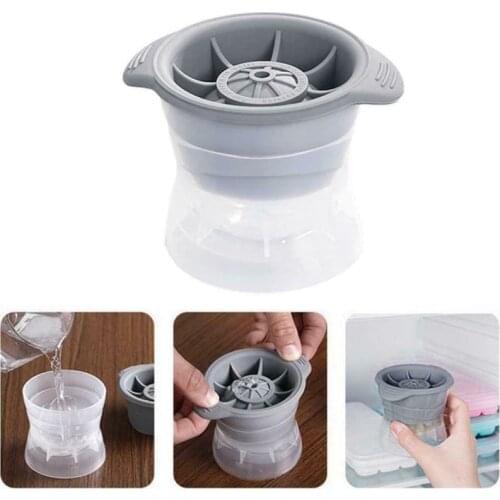 Silicone Ball Ice Cube Maker 6Cm Sphere Ice Cream Mold Cocktail Whiskey Ice Cubes Tray Jelly Mould for Home Kitchen Bar Tools