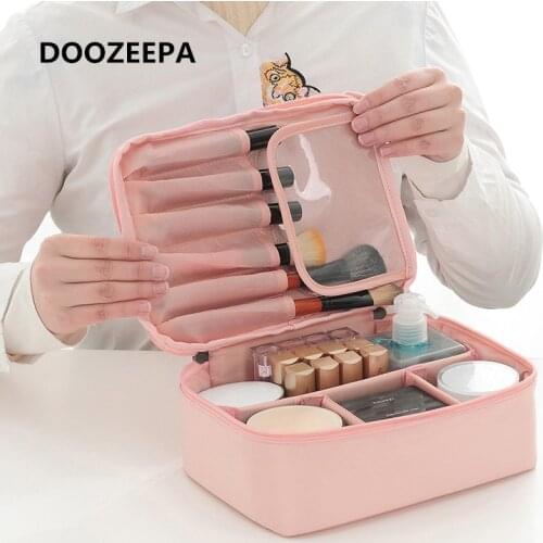 Lady Make up Makeup Organizer Bag Candy Colors Cosmetic Bag Toiletry Portable Outdoor Travel Beautician Storage Bag Beauty Case