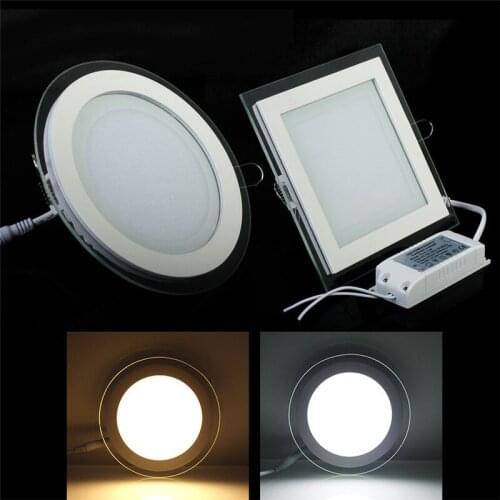 Super Bright 6W 9W 12W 18W LED Downlight Recessed Ceiling Panel Light Warm/Natural/Cold White Kitchen Bathroom Indoor Lighting