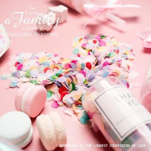 Craft supplies Sugar Flower hand held fireworks cannon Accessories pushing spray cone spray color flower petals wedding supplies