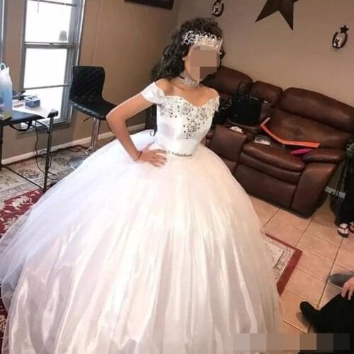 Quinceanera Dresses 2019 Prom Dresses Sweet 15 Ball Gown Two Pieces Beads Sequins Formal Homecoming Gowns vestidos de 15 anos