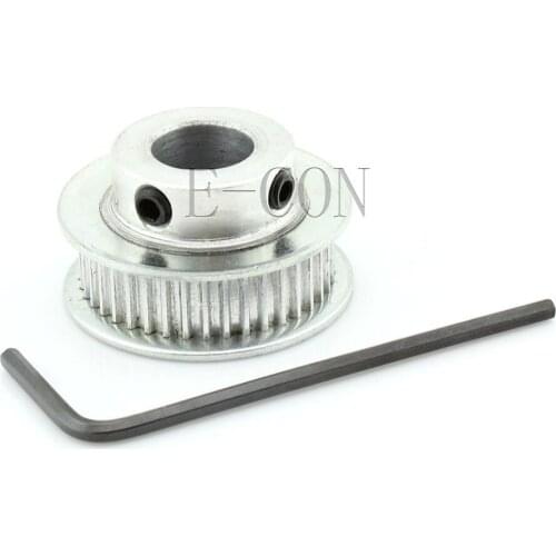 1/5/10pcs MXL Aluminum Timing Belt Pulley 40 Tooth 0.08" Pitch for Stepper Motor