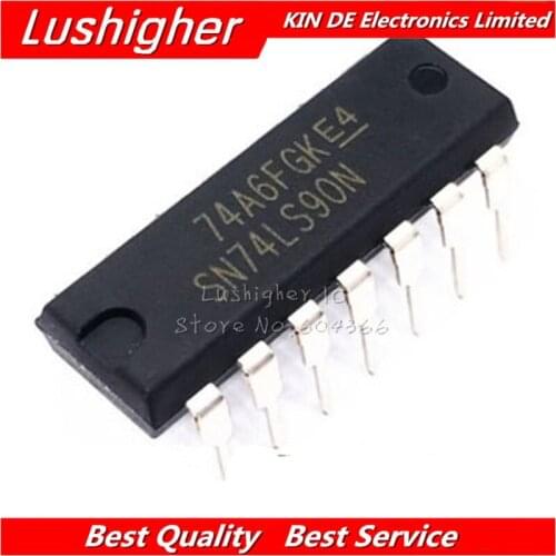 10PCS HD74LS90P HD74LS90 DIP14 SN74LS90N DIP 74LS90 New Original