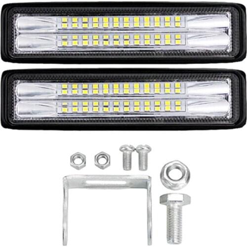 2pcs Car Light Assembly LED Fog Lights Off Road Spot Beam LED Light Bar For Trucks ATV SUV DRL LED Spotlight Work Light Bar