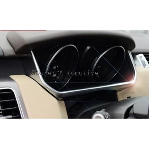 For Land Rover Range Rover Sport RR Sport 2014-2017 Accessories Car Styling ABS Chrome Car Dashboard U Shape Frame Trim 1pc