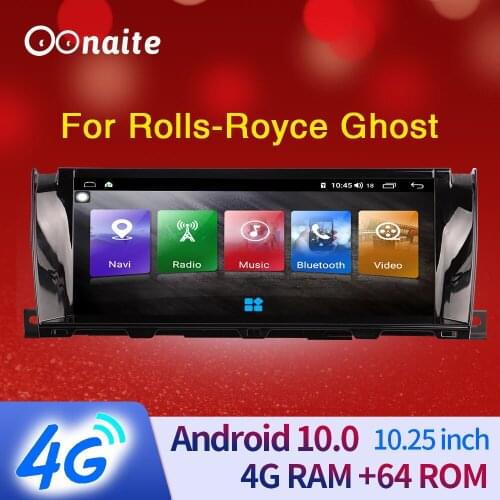 6G+128G For Rolls-Royce GHOST / Phantom Android 10 Car Radio Car GPS Navigation Auto Stereo Multimedia Player Video Carplay 4G