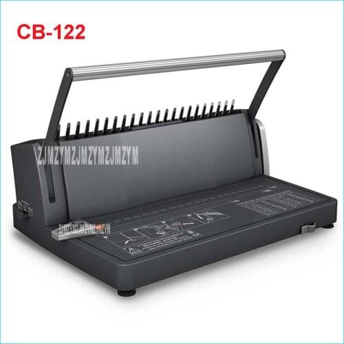CB-122 Comb Binding Machine CB-122 Manual A4 Binds 450 Sheets Punches 12 Sheets / 2 sheets PVC cover Office Comb-type punching