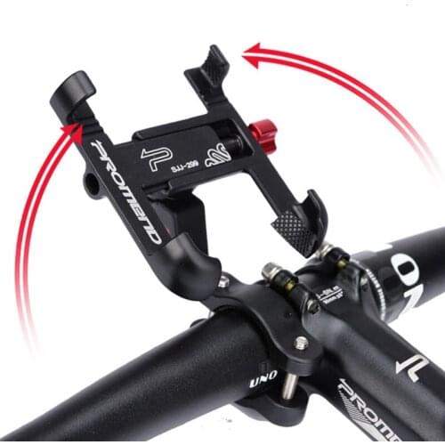 Aluminum Alloy Bike Mobile Phone Holder 360 Rotatable Adjustable Bicycle Phone Mount Non-slip MTB Phone Stand Cycling Accessory