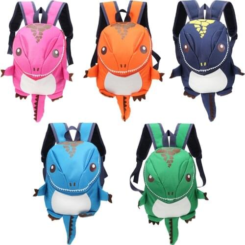 Lovely 3D Dinosaur Animal Prints Travel Bags Toys Gifts For Boys Girls Children Backpacks Waterproof Baby Bag Kids Small Bag