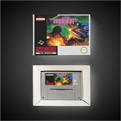 Gradius III - EUR Version Action Game Card with Retail Box