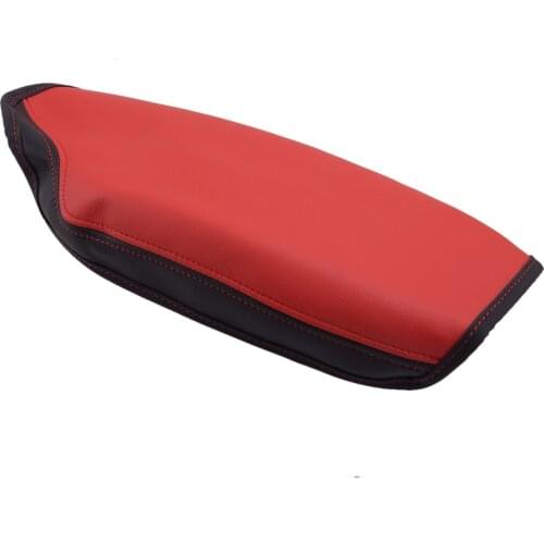 Car Interior Front Center Console Armrest Lid Cover Trim Leather Protection Pad Red Cap Fit for BMW F30 2014 2015 2016 2017 2018