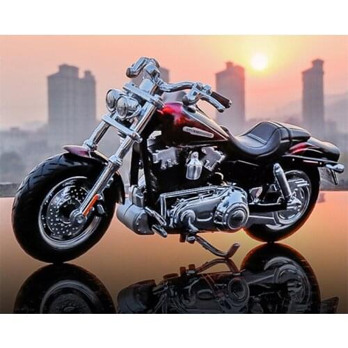 Maisto 1:18 Harley-Davidson 2009 FXDFSE CVO Fat Bob simulation alloy motorcycle model toy car Collecting car model toys