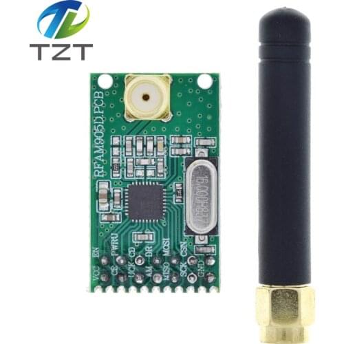NRF905 Wireless Transceiver Module Wireless Transmitter Receiver Board NF905SE With Antenna FSK GMSK Low Power 433 868 915 MHz