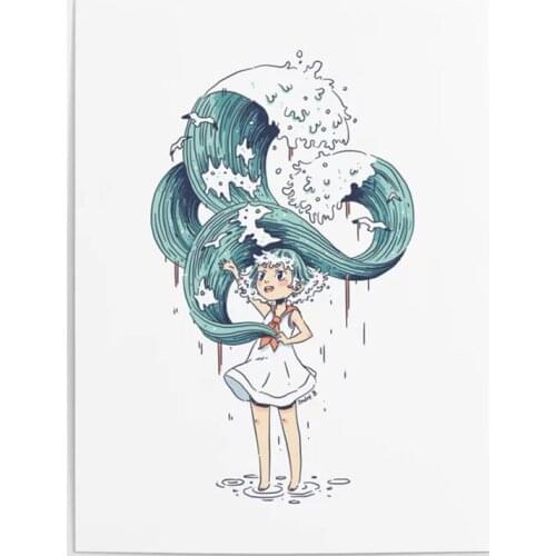 Modular Prints Pictures Daughter of the Sea Ywq Canvas Paintings Home Decoration Anime Poster Wall Art For Living Room No Frame
