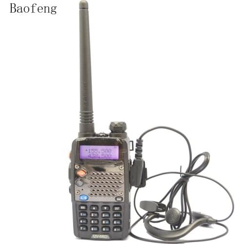 4-PCS New Black BaoFeng UV-5RD Two Way Radio Dual Band 136-174MHz&400-520 MHz Walkie talkie with DHL or EMS free shipping
