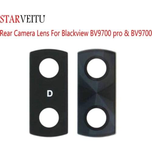 Starveitu Rear Camera Lens For Blackview BV9700 Pro Back Camera Len Mobile Phone Glass Cover Spare For BV9700