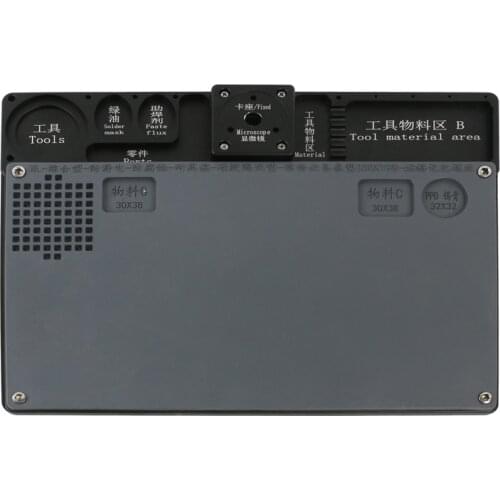 Stereo Trinocular Binocular Microscope Table Working Stand Holder Worktable Base Repair Panel Pedestal