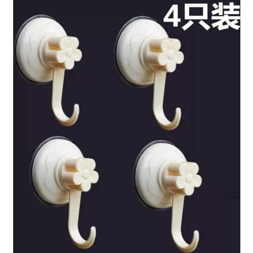 High quality super strong vacuum suction wall hooks, sticky hooks, kitchen, bathroom apply traceless hooks, nail free install