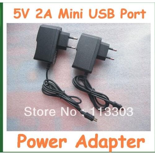 2pcs 5V 2A Mini USB Port Charger Power Adapter for Tablet PC Freelander Q20 Onda Vi10 AC 100V-240V Power Supply