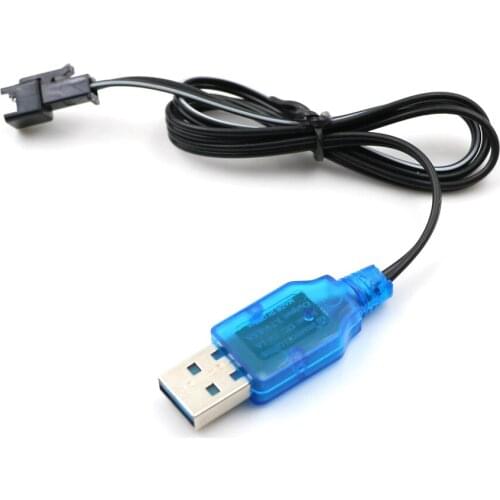 1pc Universal 3.7V Black USB Charger Adapter Cable For Sky Viper Drone Helicopter