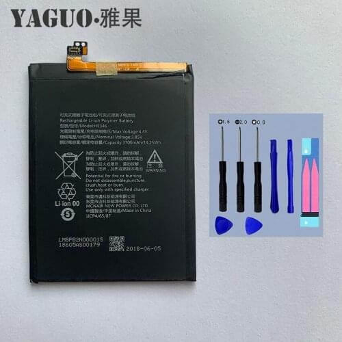 100% New Original HE346 3700mAh Battery HE 346 For Nokia 7 Plus 7P N7P Batteries Bateria + Tool Kits