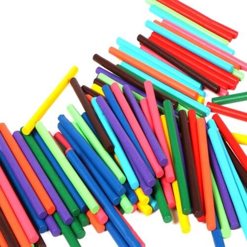 100 Pcs/Set Early Childhood Computing Digital Joysticks Learning Math Count Wooden Stick Arithmetic Development Baby Kids Toys