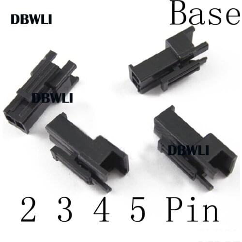 1000pcs SM2.54 female case socket 2.54 pair of plug locks 2P 3p 4p 5p SM 2.54 2.54MM