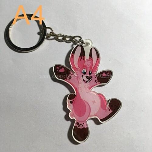 12pcs Custom Acrylic Keychain Kanato Laito Azusa Shu Acrylic Keychain Pendant Keyring Anime Keychain