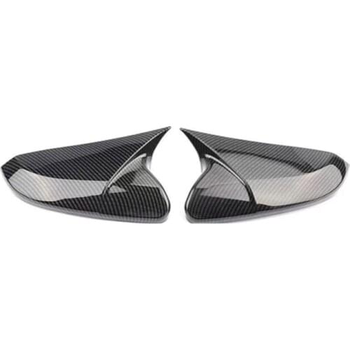 2PCS Rear View Mirror Cap Cover Carbon Fibre For Honda Civic 10th Gen 2016-2020 Car Rearview Mirror Cap Covers Auto Accessories