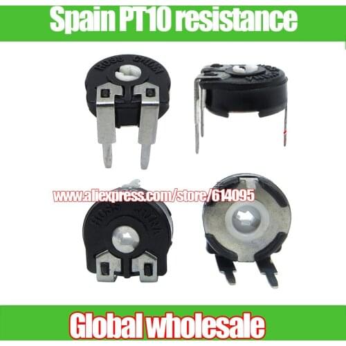20pcs Spain PT10 adjustable resistance / horizontal potentiometer 500 Europe 2K 3K 3K5 4K5