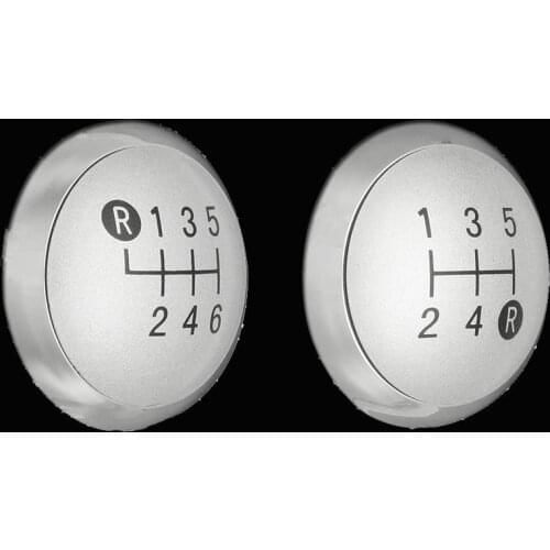 5/6 Speed Car Gear Lever Handball Chrome Gear Shift Knob Decorative Cap Cover Gear Shift Knob For Toyota Auris 2007 2008 2009