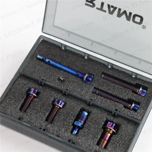 Brembo Lateral 2 Piston Caliper Full Set Titanium Bolts 7pcs/ Pack