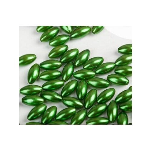 Bead 6 * 12mm aperture 1.5mm ABS material of the water imitation pearls