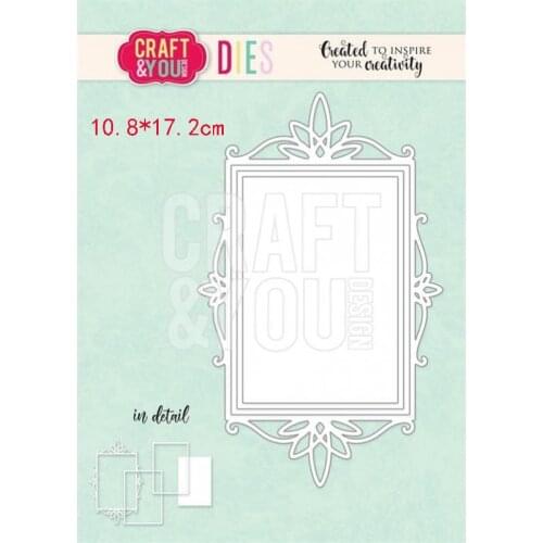 CH 2021 New Arrival Frame 4 Metal Cutting Dies Stencils for DIY Scrapbooking/photo Album stamps Decorative Embossing DIY Paper