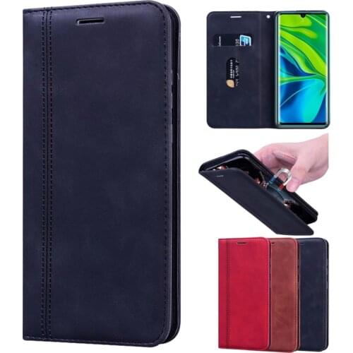 Case For Xiaomi Mi Note 10 Protective Flip Cover PU Leather Case Xiaomi Mi Note 10 Protector Shell Wallet Funda Capa Bag