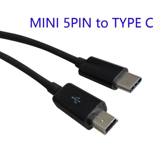 USB Type C to Mini USB Cable USB-C Male to Mini-B Male Adapter 30cm
