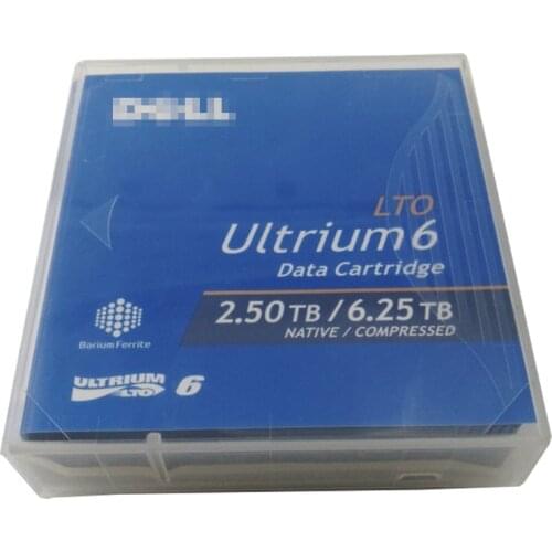 New For Dell Ultrium LTO-6 Data Cartridge 2.50TB Native / 6.25TB Compressed Date Belt Black