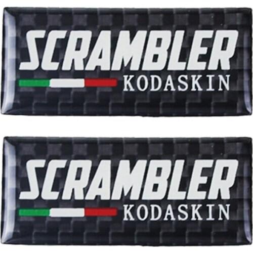 KODASKIN Motorcycle 3D Carbon Sticker Decal for Ducati scrambler
