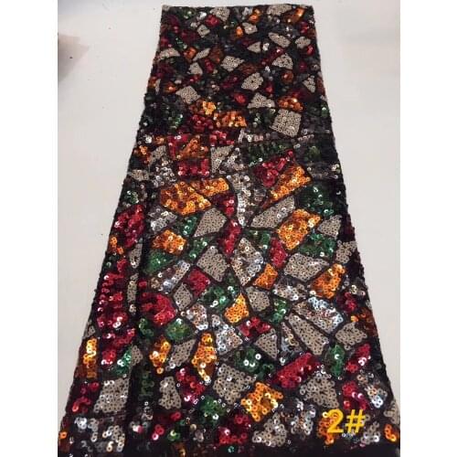 Sequined Lace Fabric African French Lace Fabric 2021 High Quality Lace Fabric, Suitable For Nigerian Evening Dress ZX33481