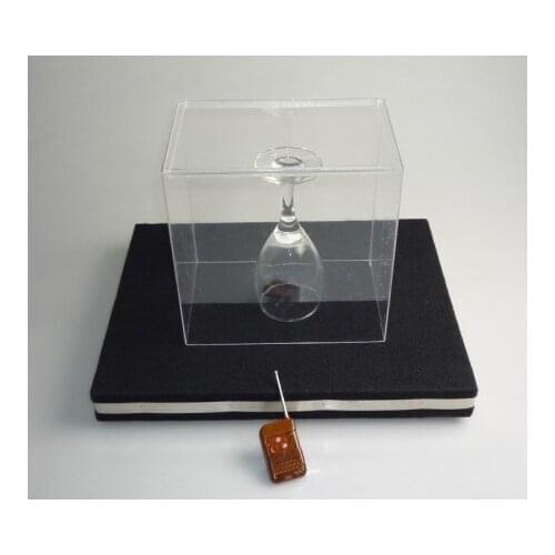 Glass Breaking Tray Pro - Remote Control with Organic Glass Cover Magic Tricks,Mentalism,Stage,Illusion,Gimmick