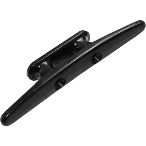 Marine Boat Cleats Open Base Cleats Marine Grade Nylon Plastic Black 7 inch High Impact Nylon One-step forming
