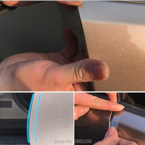 NEW 1.5cmX5M Car invisible door edge protection sticker for Toyota corolla rav4 camry prius hilux avensis verso accessories